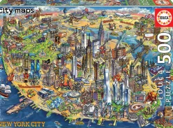 Puzzle, 500 Teile - Stadtplan New York