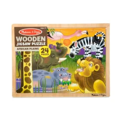 Puzzle Aus Holz - Afrikas Tiere, 24 Teile