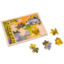 Puzzle Aus Holz - Afrikas Tiere, 24 Teile