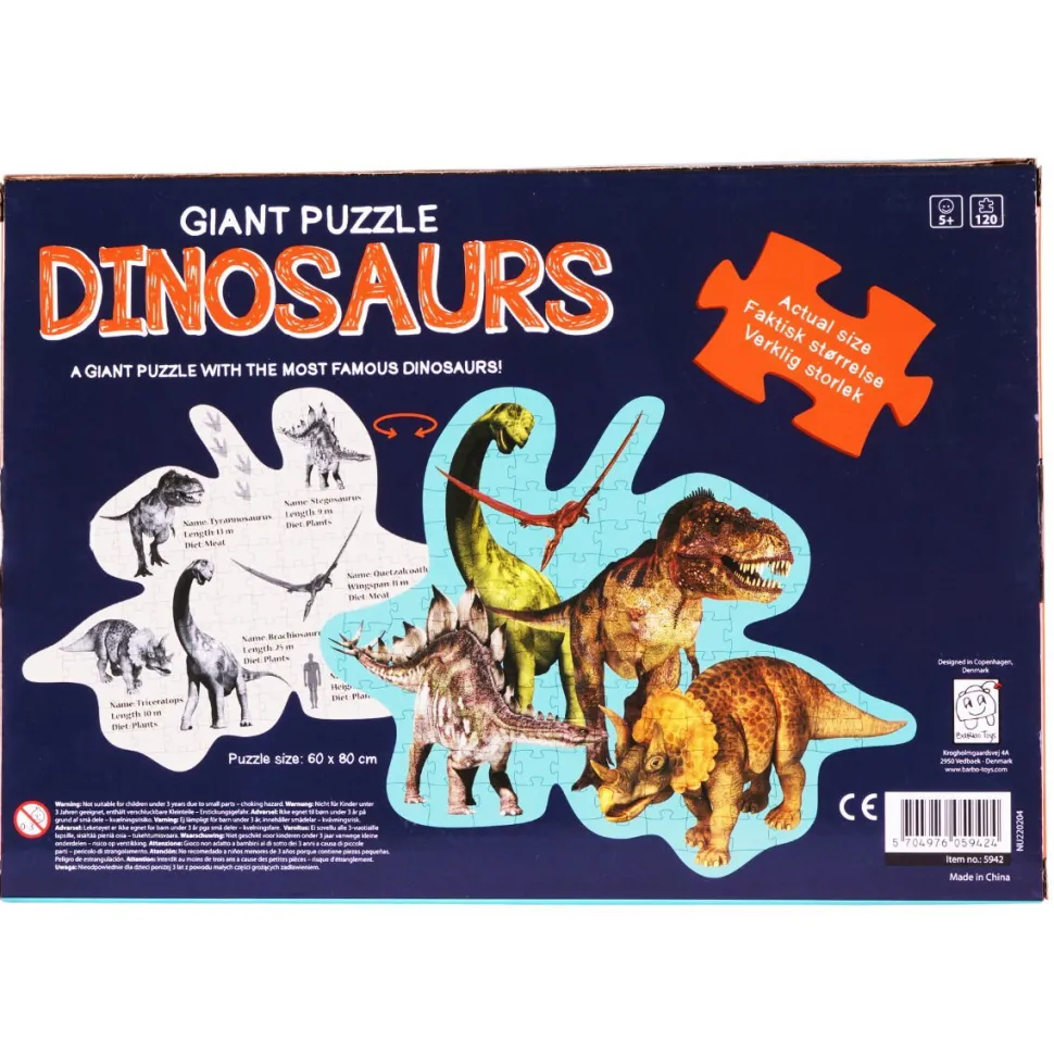 Puzzle Boden - 120 Teile - Dinosaurier