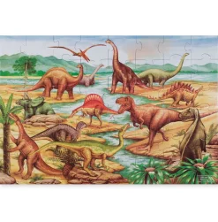 Puzzle Boden - Dinosaurier, 48 Teile