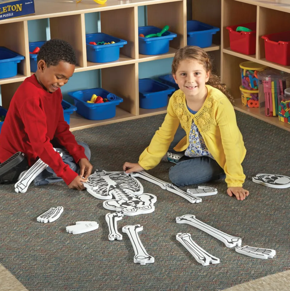 Puzzle Boden - Skelett Aus Schaumstoff