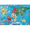 Puzzle Boden - Weltkarte Mit Tieren