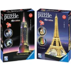 Puzzle 3D - Mit Led Licht, 216 Teile