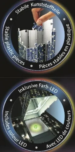 Puzzle 3D - Mit Led Licht, 216 Teile