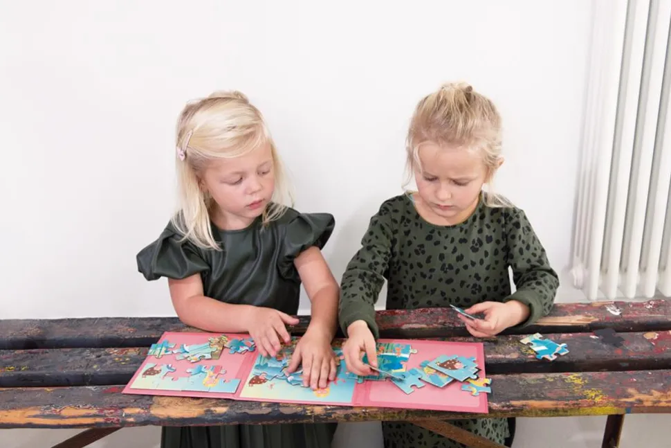 Puzzle Im Buch - Magnetisch, Meerjungfrauen