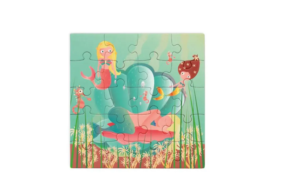 Puzzle Im Buch - Magnetisch, Meerjungfrauen