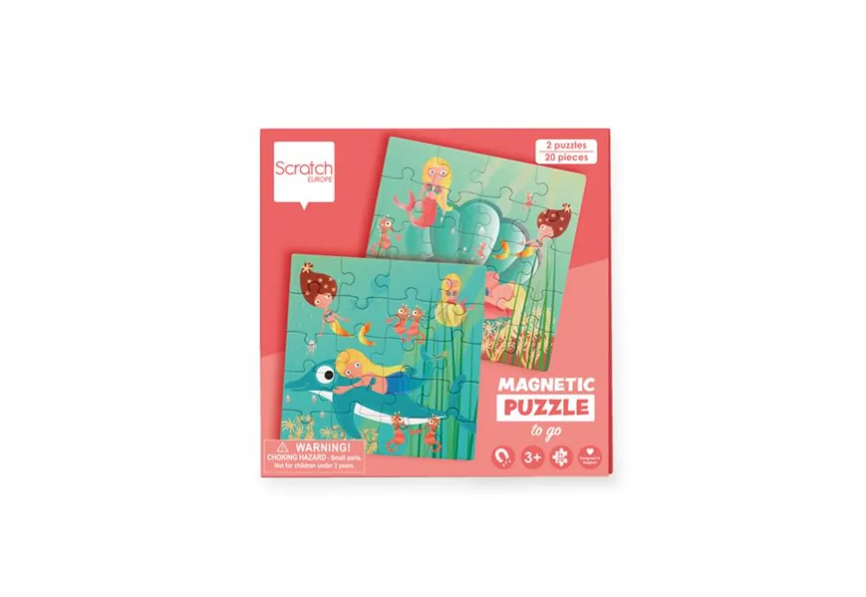 Puzzle Im Buch - Magnetisch, Meerjungfrauen