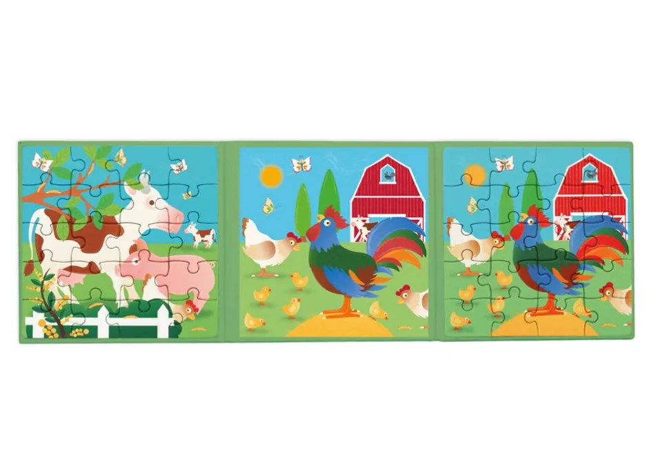 Puzzle Im Buch - Magnetisch, Bauernhof