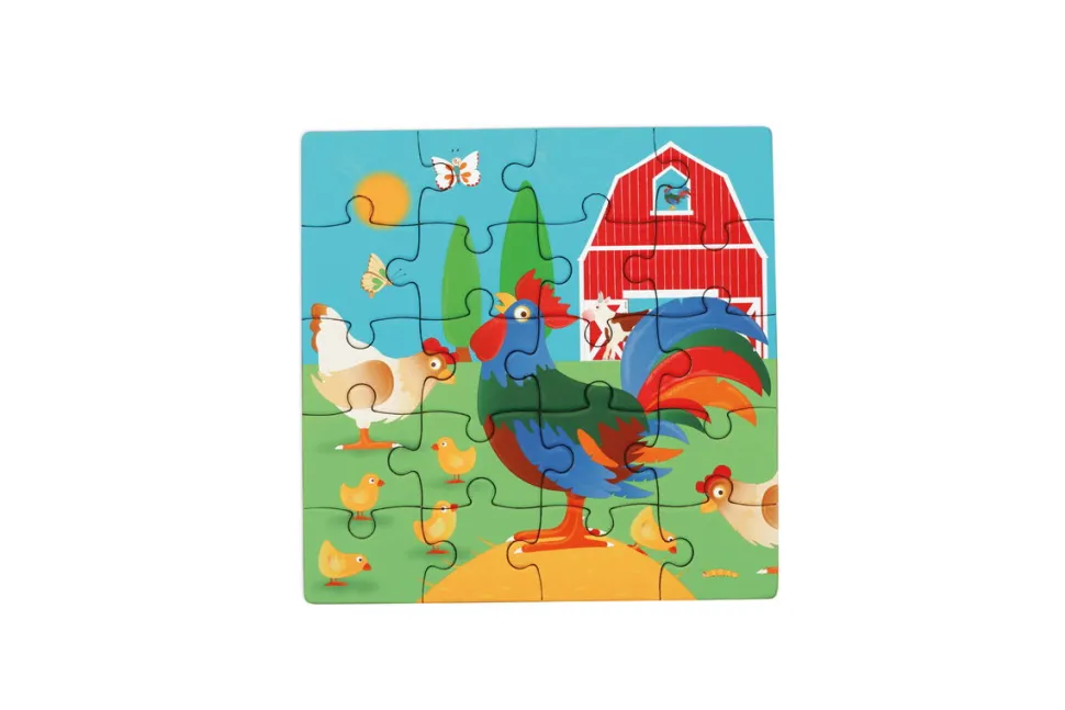 Puzzle Im Buch - Magnetisch, Bauernhof