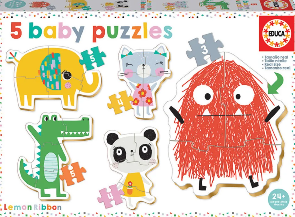 Puzzle 5-In-1 Lemon Ribbon - Ab 2 Jahre