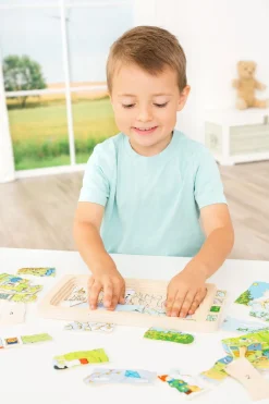 Puzzle In Schichten - Jahreszeiten