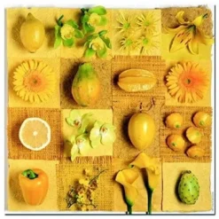 Puzzle M. 3 X 500 Teilen - Obst & Blumen