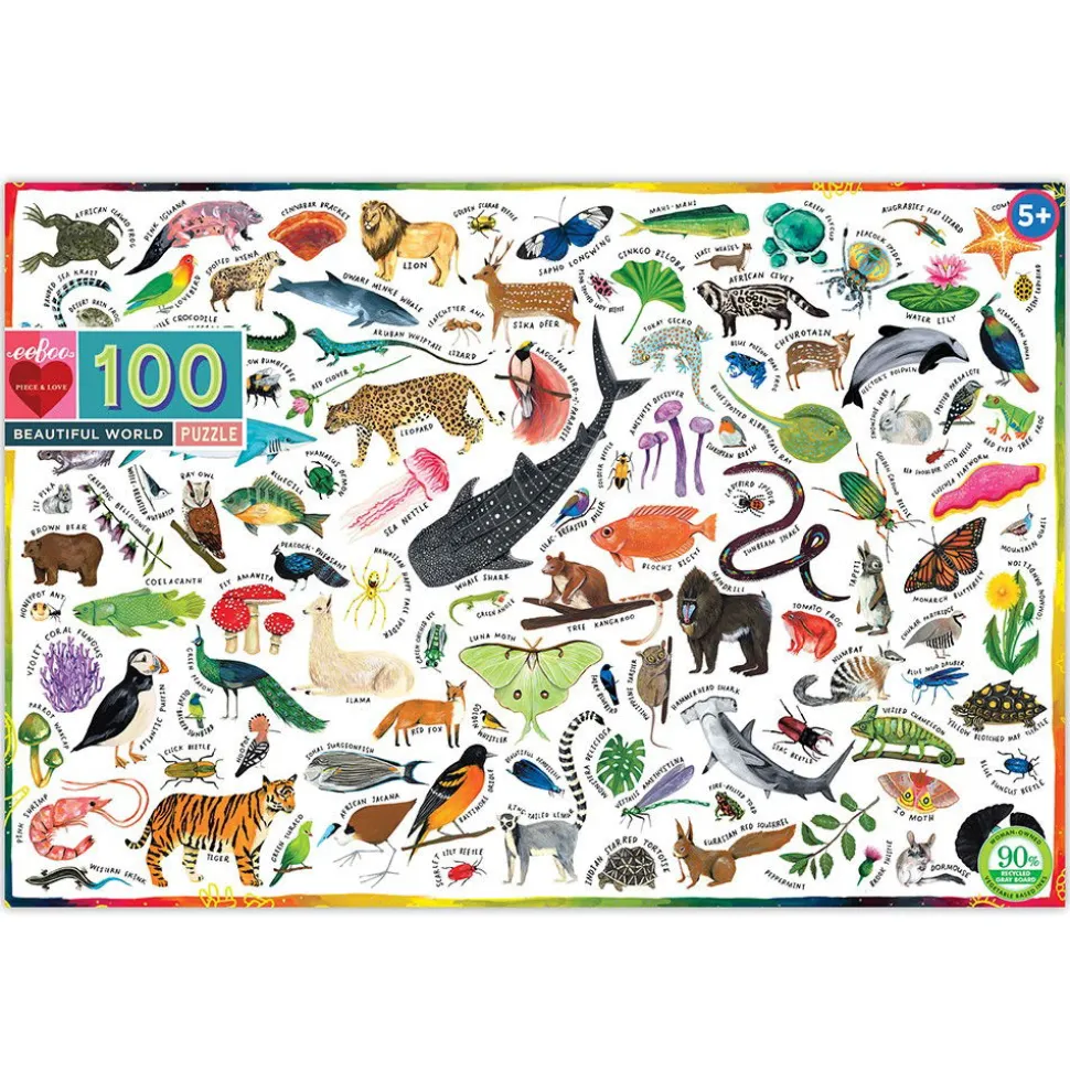 Puzzle Tiere Weltweit - 100 Teile