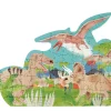 Puzzle, Zweiseitig - 100 Teile - Dinosaurier