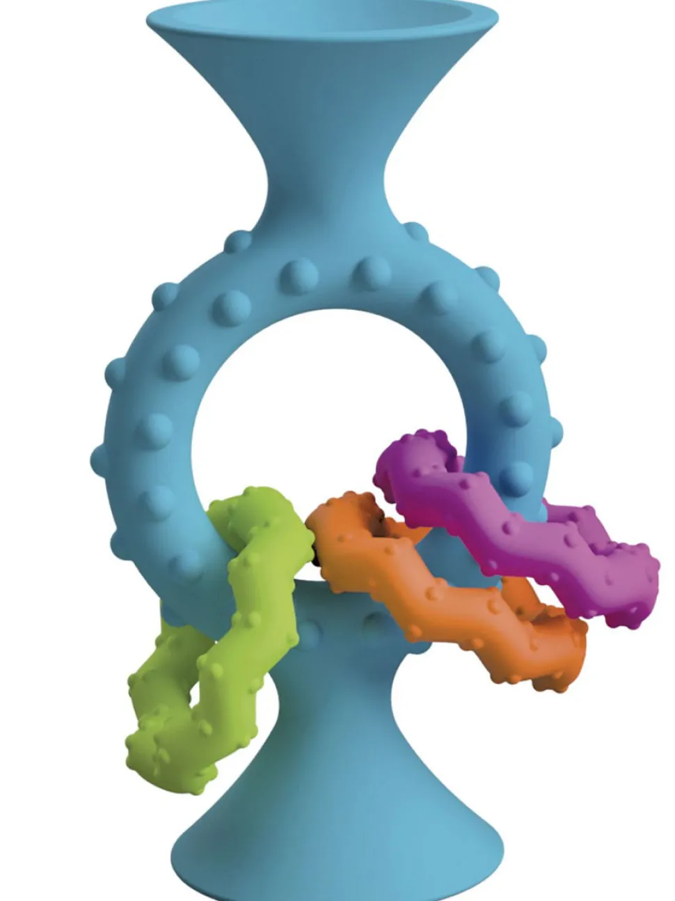 Rassel Mit Saugnapf - Turkis