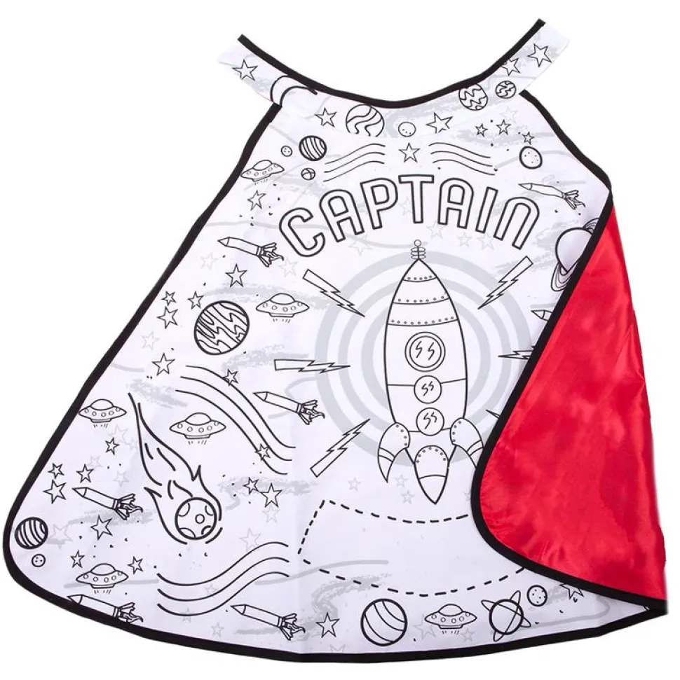 Raumfahrtcape Zum Anmalen