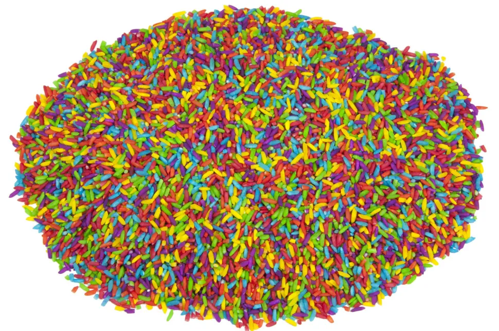 Reis In Vielen Farben Für Sensorikspiele - 454 G