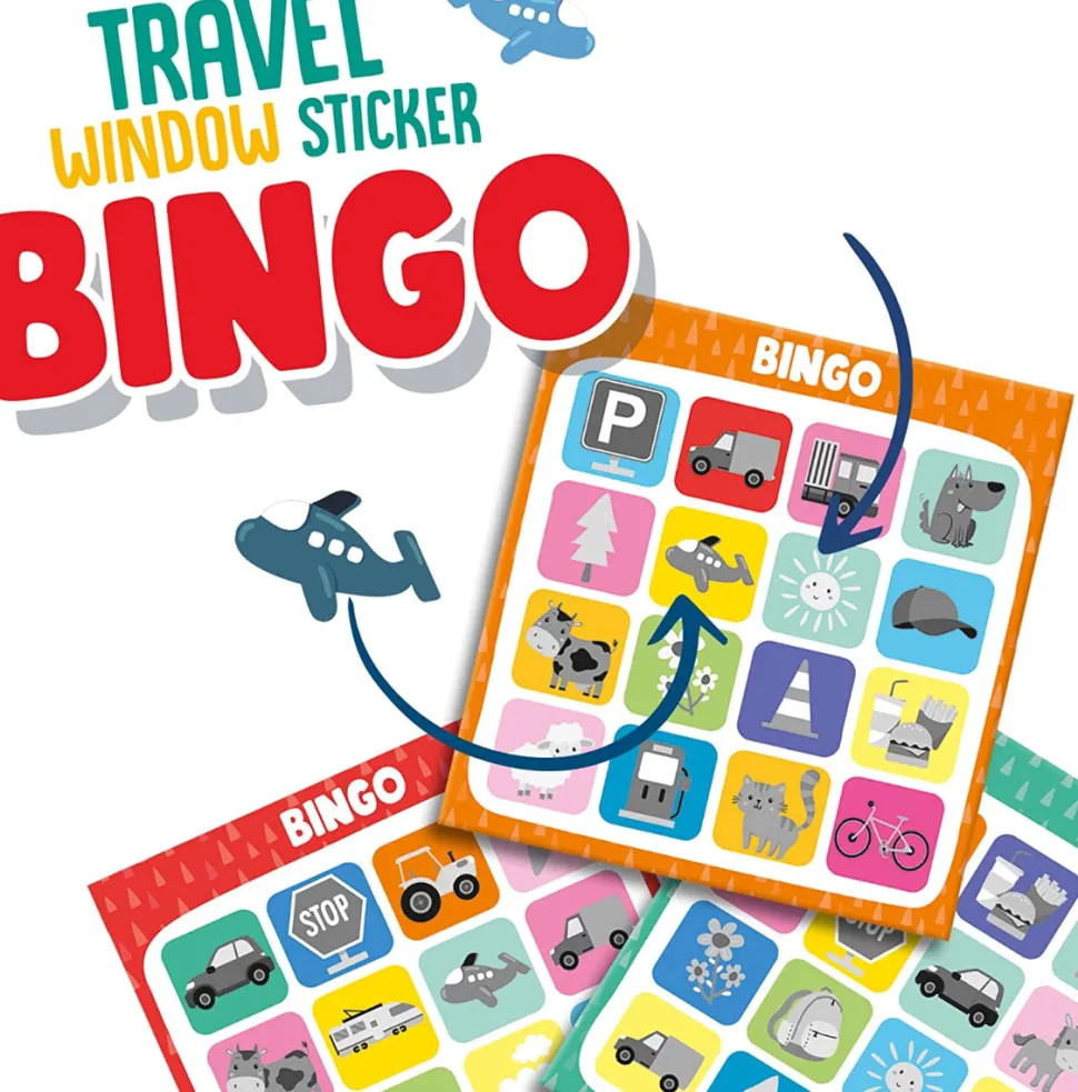 Reisebingo - Fensteraufkleber