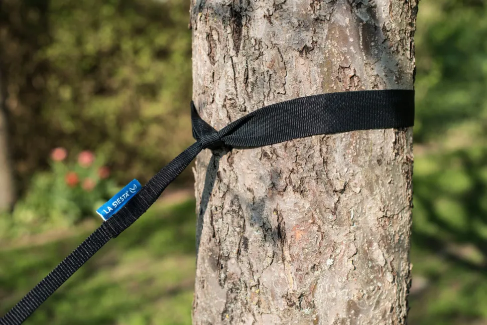 Reise-Hangematte Single - M. Aufhangeset - River