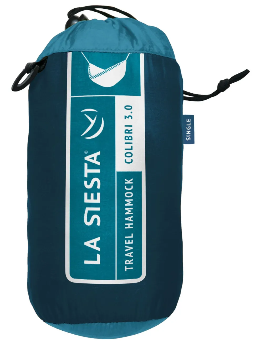 Reise-Hangematte Single - M. Aufhangeset - River
