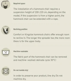 Reise-Hangematte Single - M. Aufhangeset - Canyon