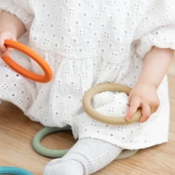 Ringe Aus Silikon - Naturfarben, 6 Stk.