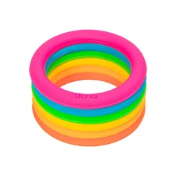 Ringe Aus Silikon - Neonfarben, 6 Stk.