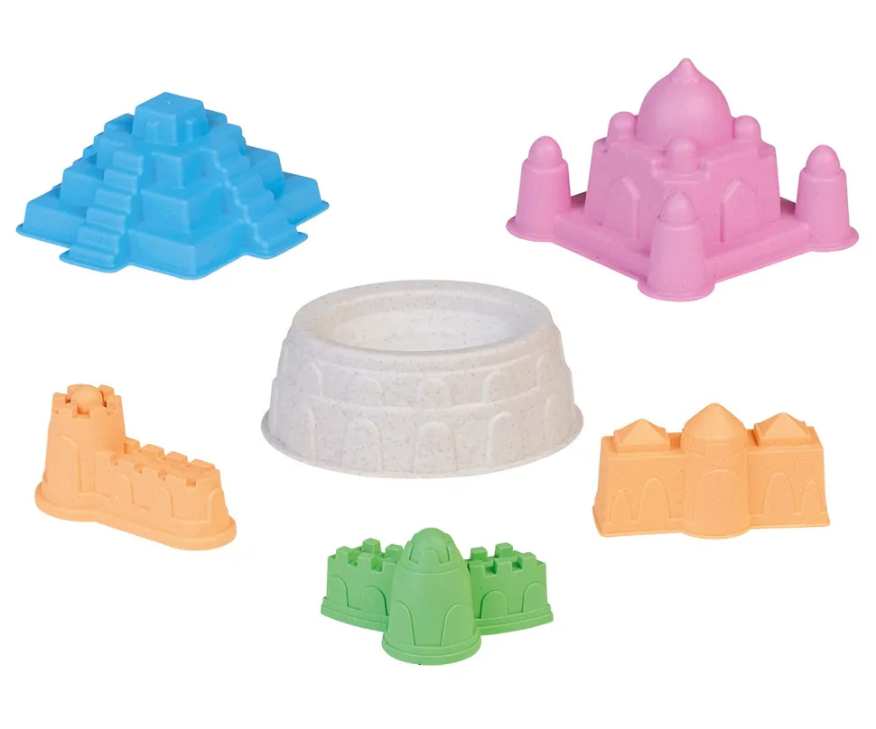 Sandburgen-Set, 6-Teilig (Biobasiertes Material)