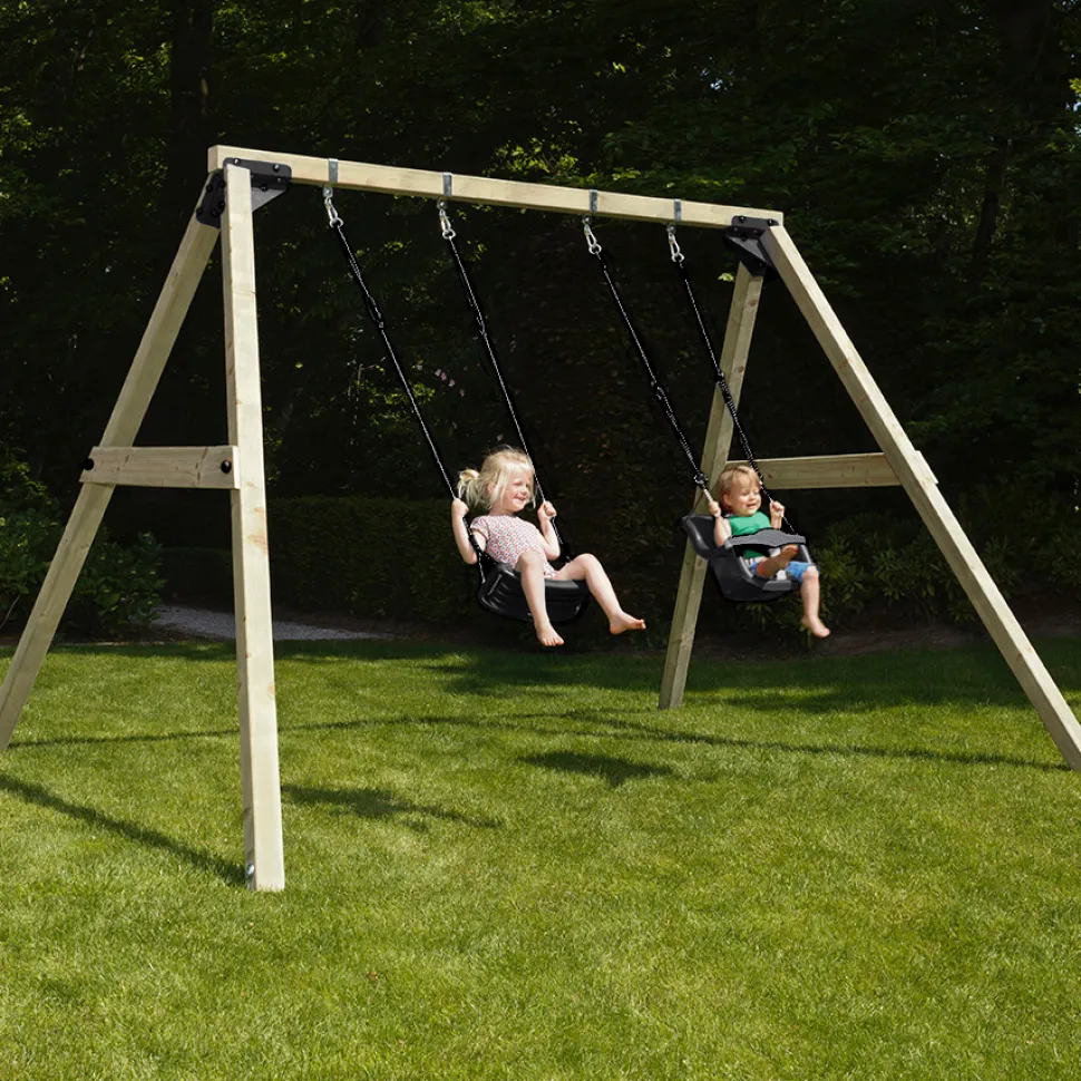 Schaukel Aus Kunststoff, Anthrazit