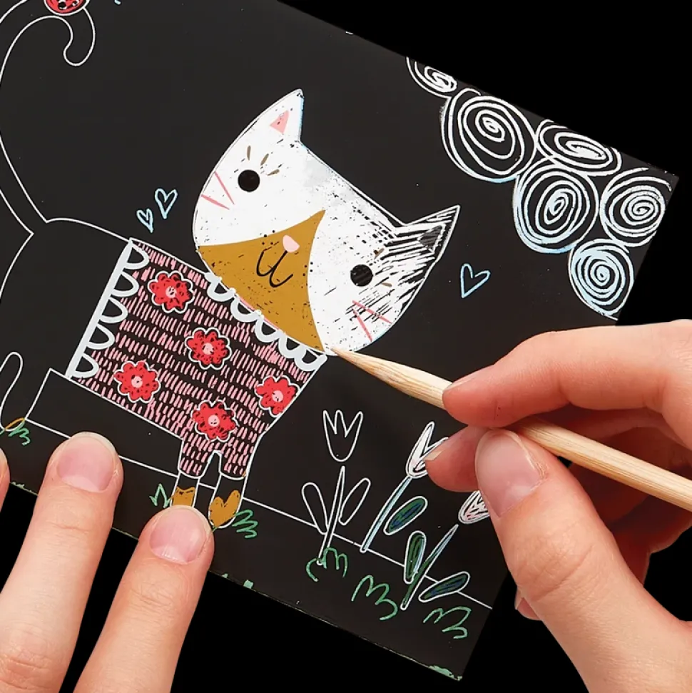 Scratch & Scribble Mini - Cutie Katzen