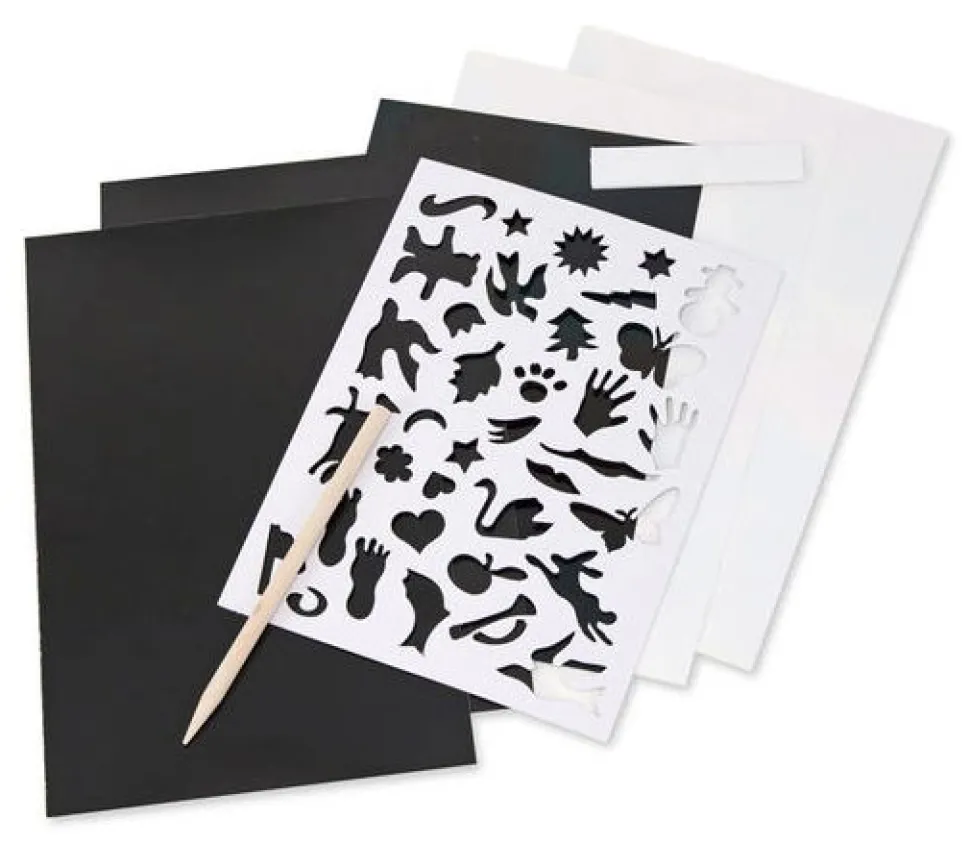 Scratch Art Kratzkunst - Kombipackung