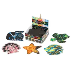 Scratch Art Kratzkunst - Meerestiere