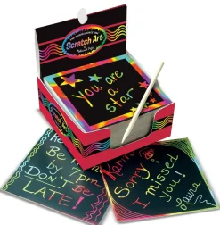 Scratch Art Kratzkunst - Regenbogenkarten