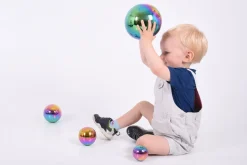 Sensorikkugeln Aus Stahl - Regenbogen, 4 Stk.