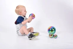 Sensorikkugeln Aus Stahl - Regenbogen, 4 Stk.