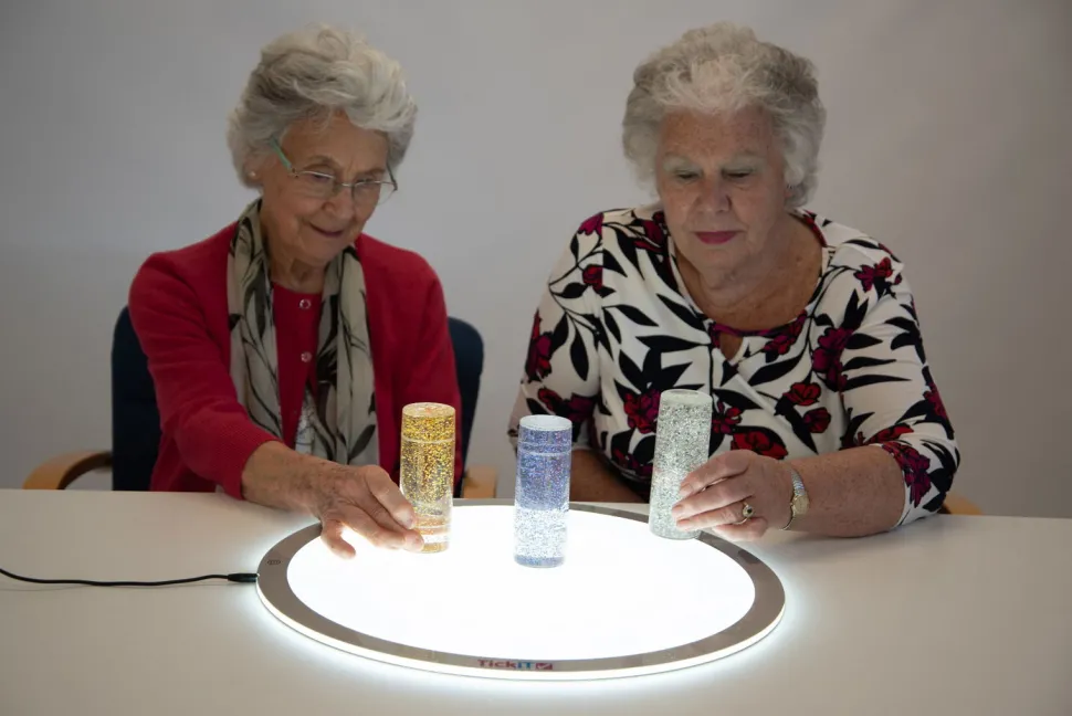 Sensorikrohre - Glitzersturm, 3 Stk.