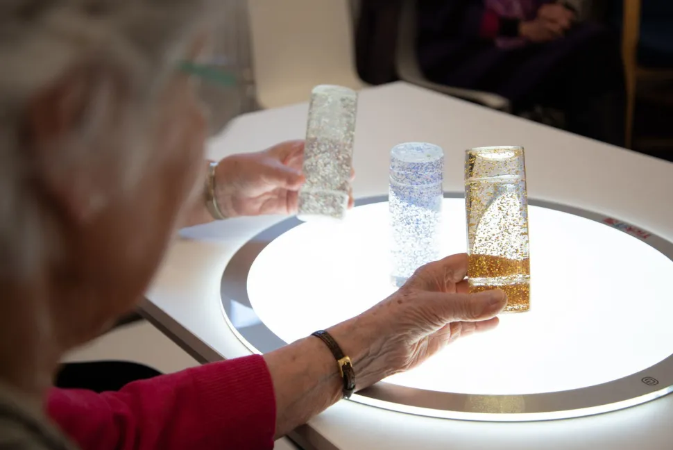 Sensorikrohre - Glitzersturm, 3 Stk.