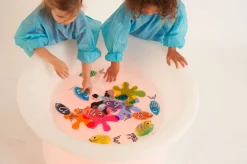 Sensoriktisch M. Licht Für Sand & Wasser, O 80 Cm