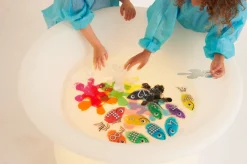 Sensoriktisch M. Licht Für Sand & Wasser, O 80 Cm