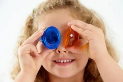 Sensorische Halbkugeln - Transparent, 8 Stk.