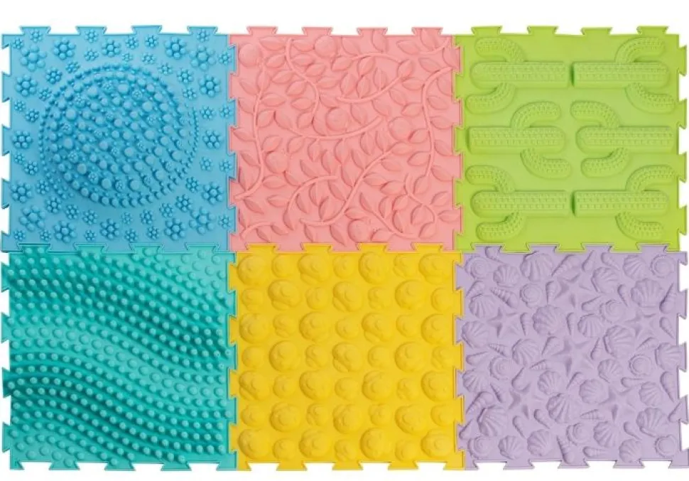 Sensorische Puzzlematten, 6-Teilig