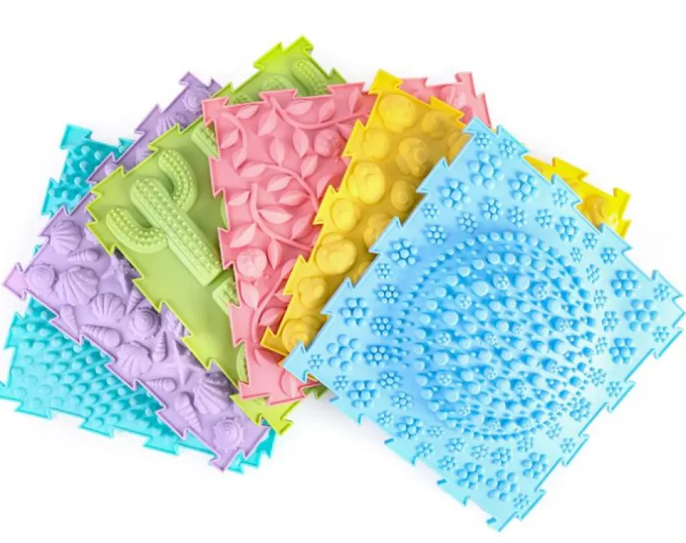 Sensorische Puzzlematten, 6-Teilig