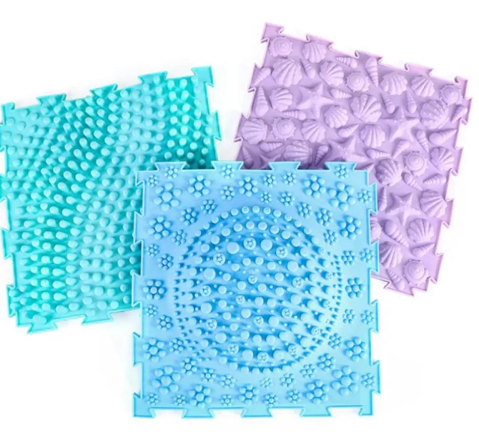 Sensorische Puzzlematten, 6-Teilig