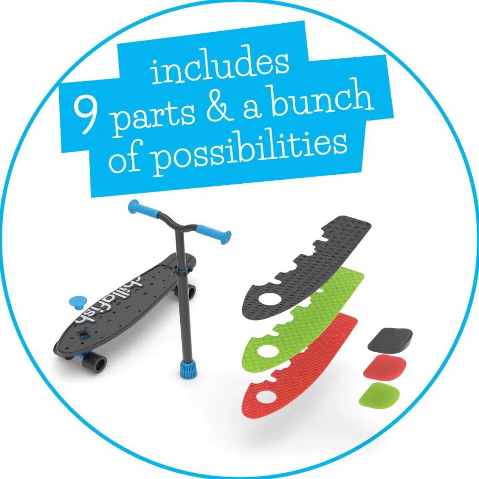 Skatieskootie 2-In-1, Schwarz