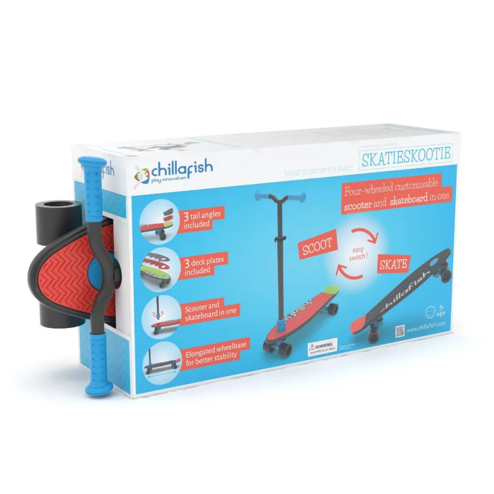 Skatieskootie 2-In-1, Schwarz