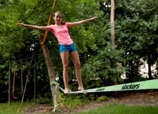 Slackers Slackline Mit Hilfsseil