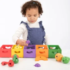 Sortier Die Kisten Nach Farben - Gemuse Und Obst