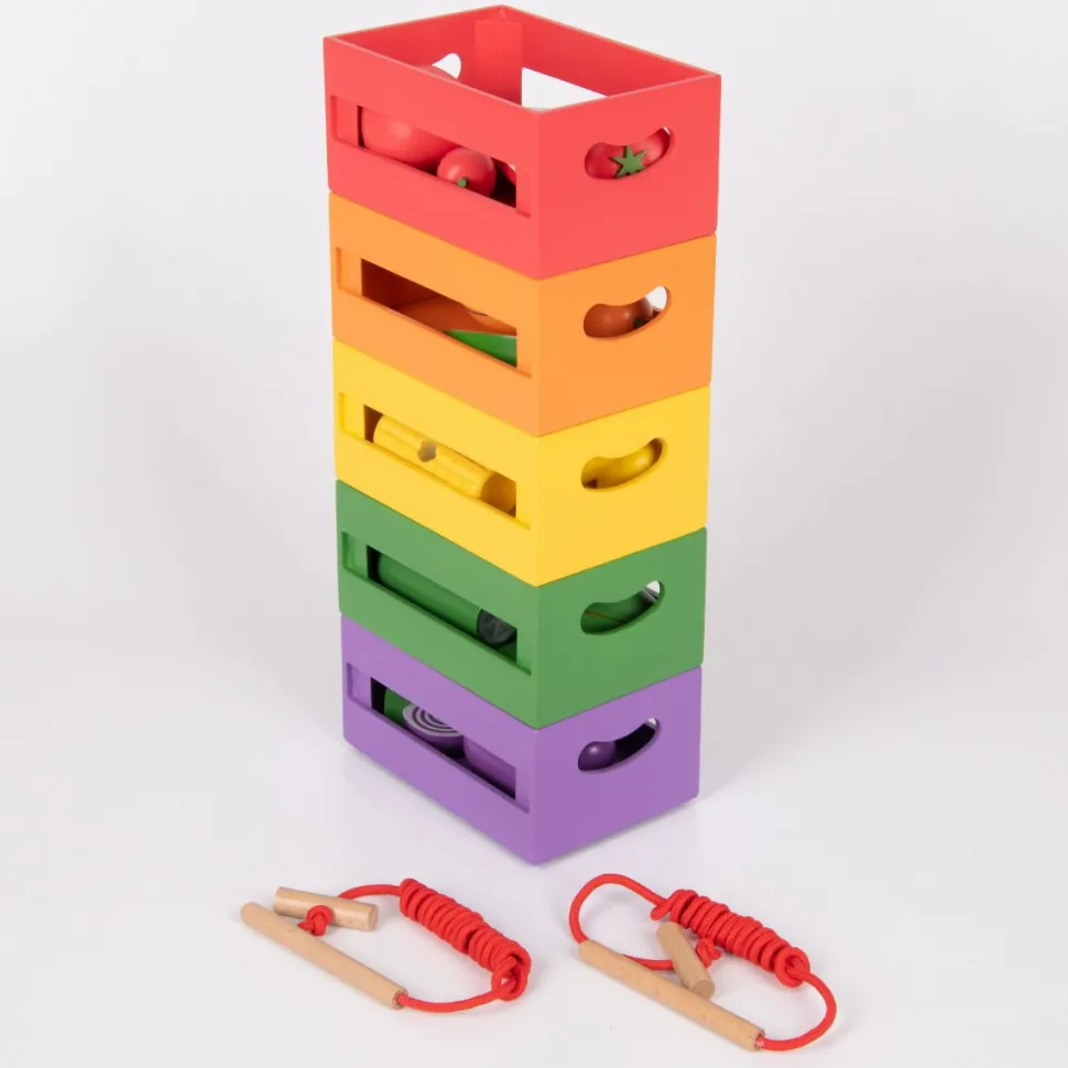 Sortier Die Kisten Nach Farben - Gemuse Und Obst