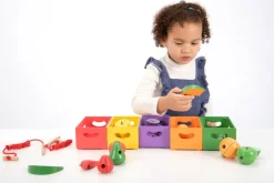 Sortier Die Kisten Nach Farben - Gemuse Und Obst